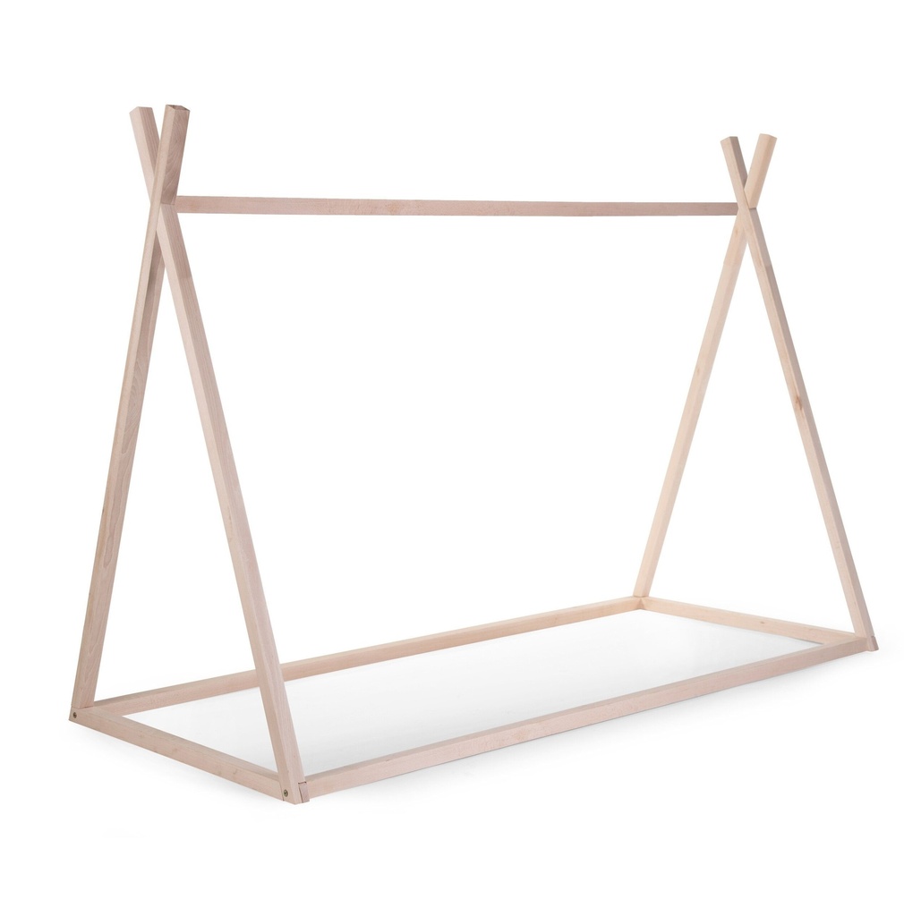 Estructura Cama Tipi Natural + Somier 90x200cm