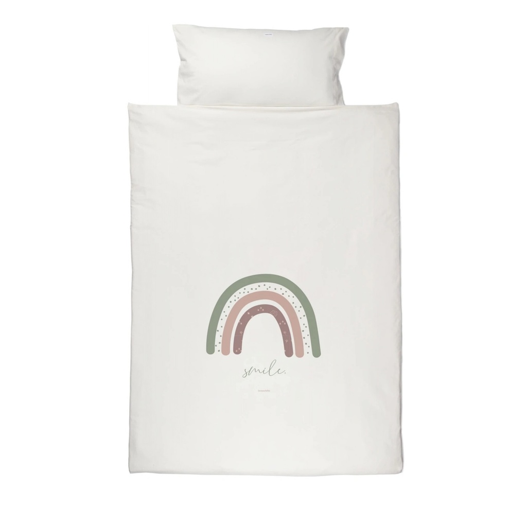 Funda Nórdica/Bedding set 2p 100 cuna 60 Old Rose