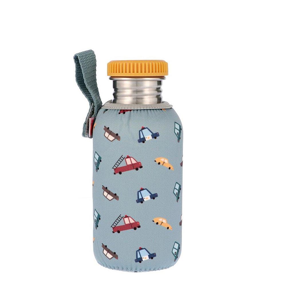 Botella Acero con Funda Vintage Cars 500ml
