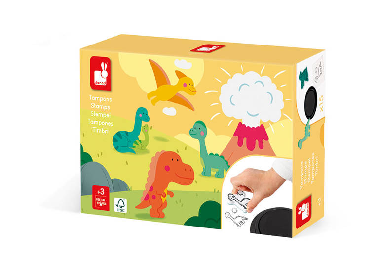 DINO STAMPINOO - 15 TAMPONES