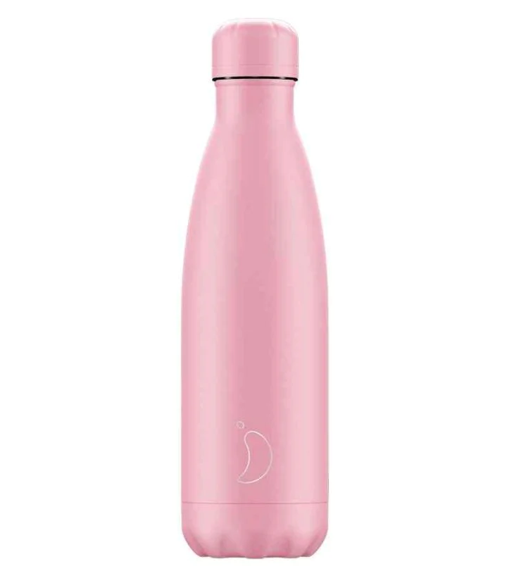 Botella Chilly's Pastel Rosa 750ml.