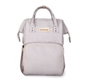 Mochila maternal Siena Gris Claro