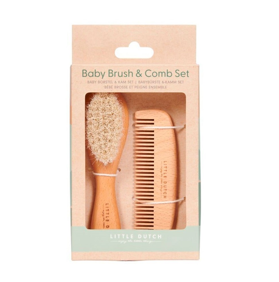 Set cepillo y peine bebé Little Dutch