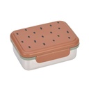 Fiambrera acero Inoxidable Happy Prints caramel