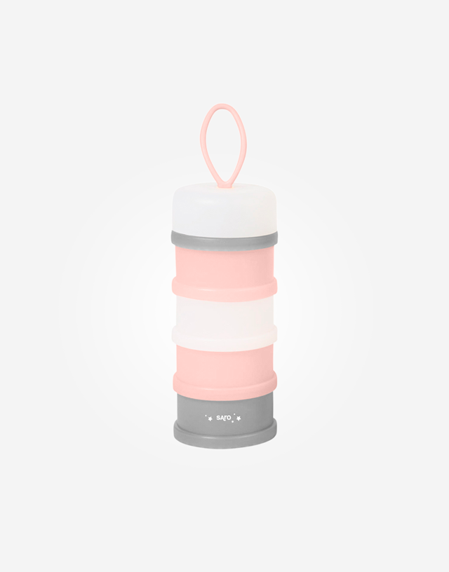 Dosificador leche en polvo rosa