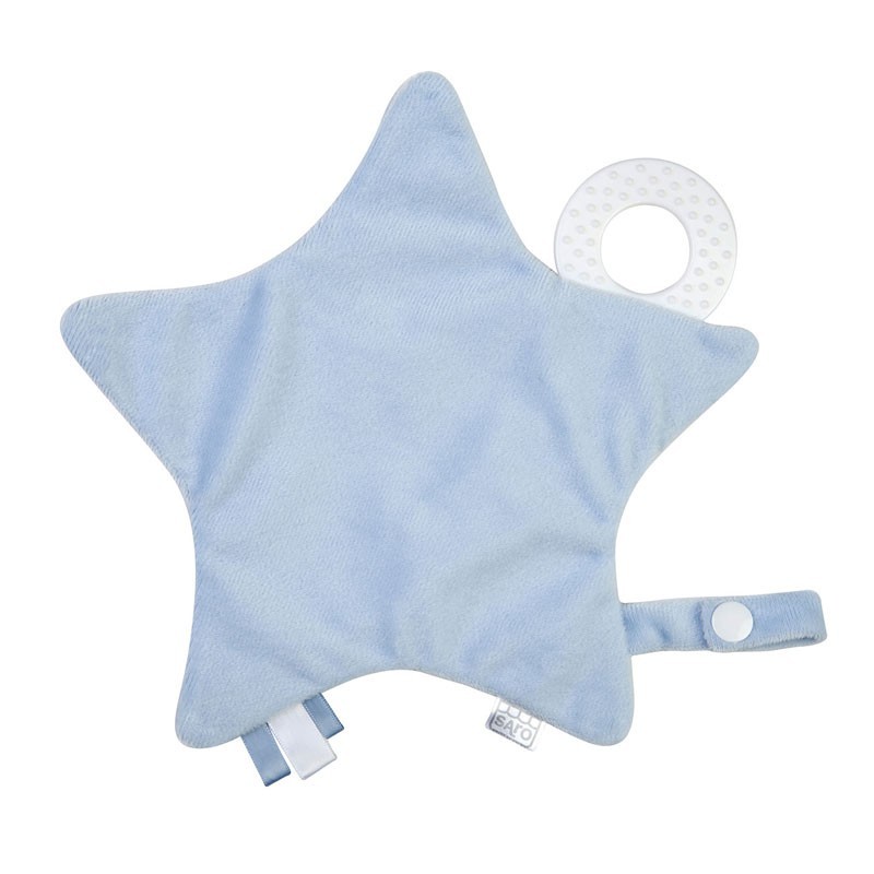 Estrellita papel crujiente azul