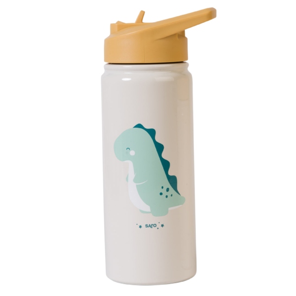 Botella térmica con pajita 500 ml. arena