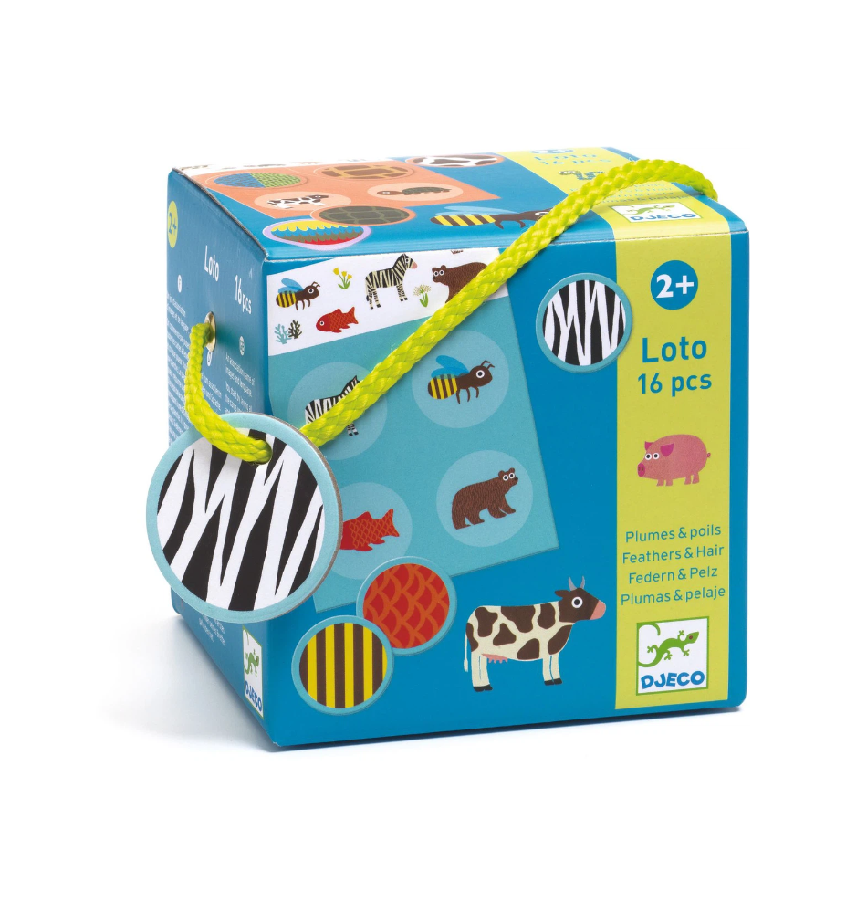 Educativos Bingo Plumas y pelaje