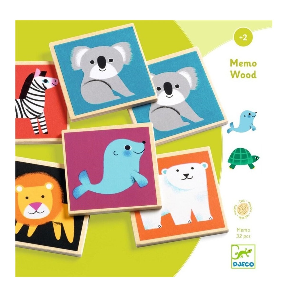 Juegos educativos Memo Wood FSC