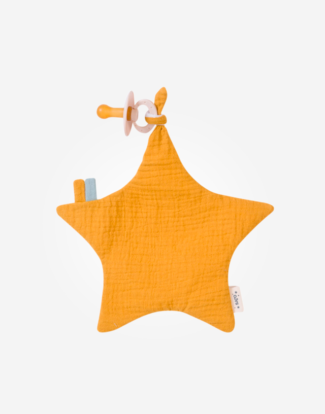 Estrellita papel crujiente mostaza