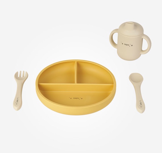 Set de alimentación Food & Fun mostaza