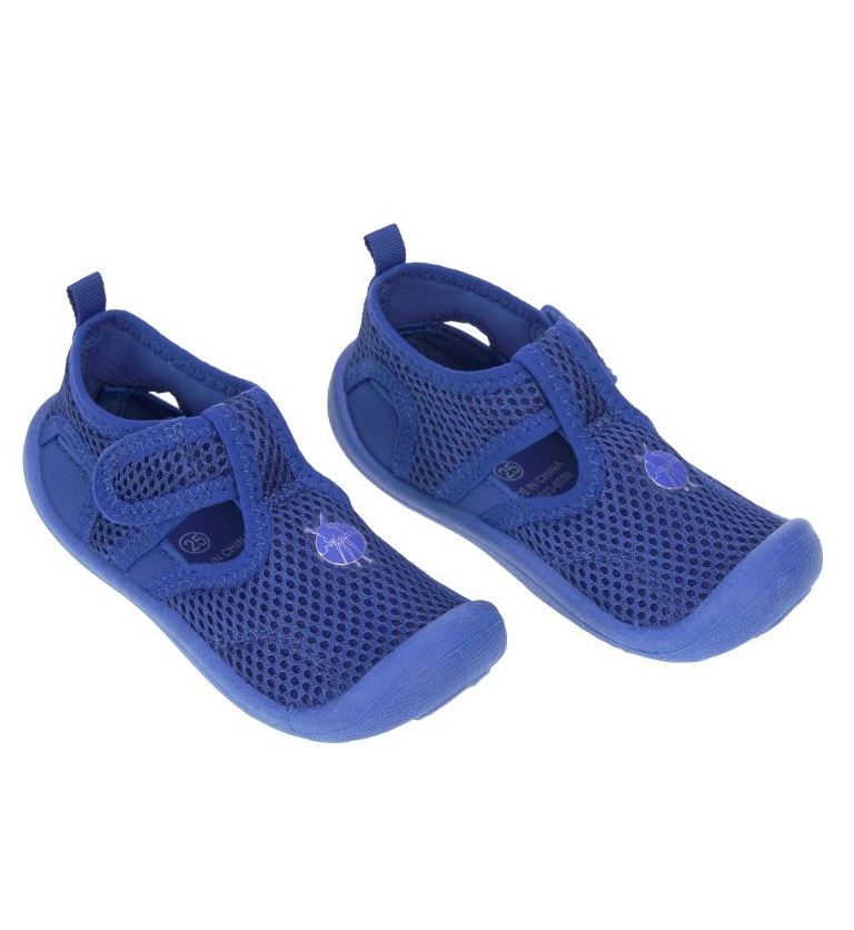 Escarpines azules talla 19