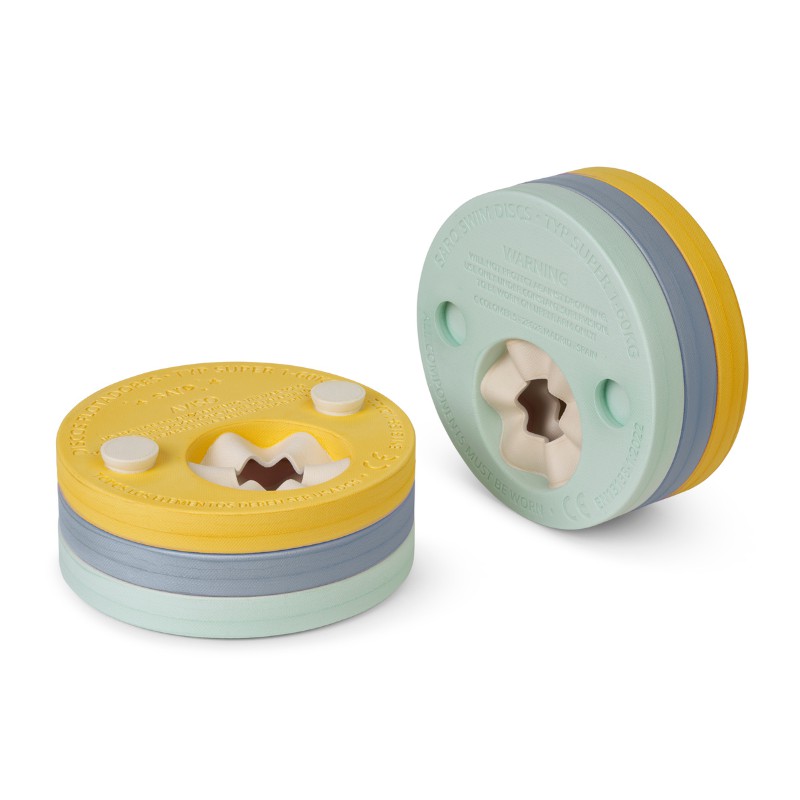 Manguitos baño evolutivos azul mist