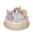 Pastel de cumpleaños rosa
