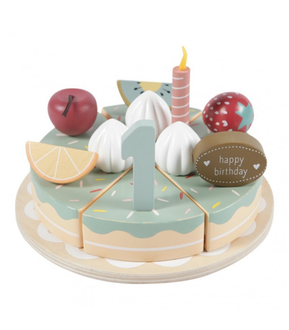 Pastel de cumpleaños azul