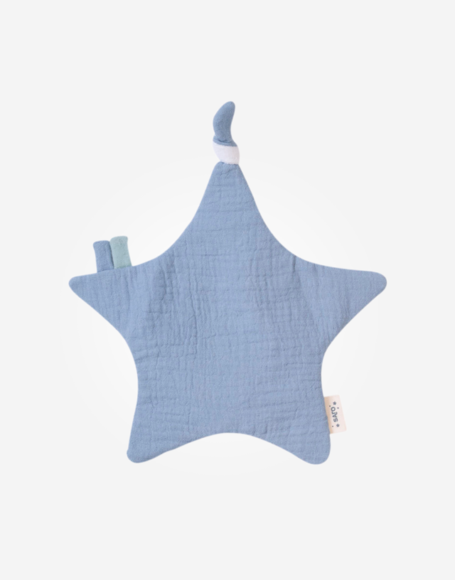 Estrellita papel crujiente azul