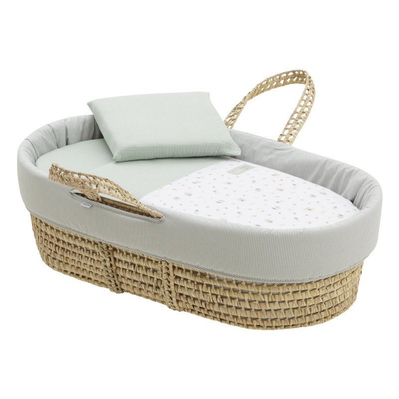 MOISÉS BEBÉ MIO CUCO + PATAS GREENY VERDE 39X80X25 CM