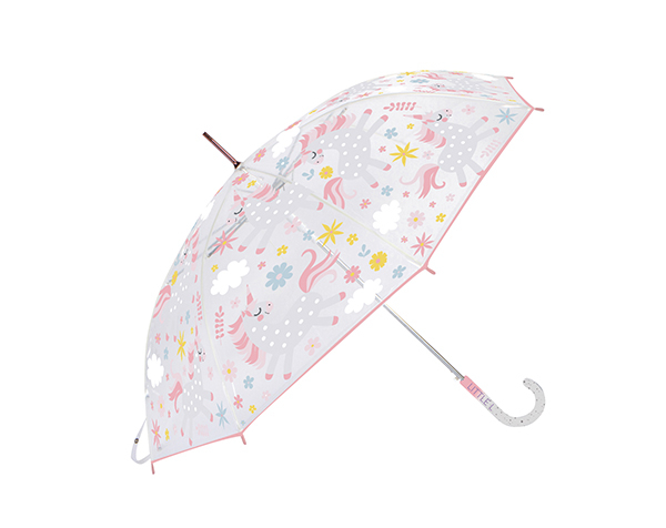 Paraguas Transparente Unicornio 70 cm