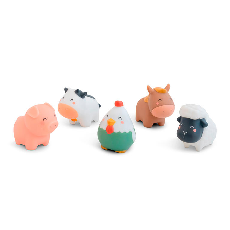 Set de 5 juguetes de baño "Funny Farm"