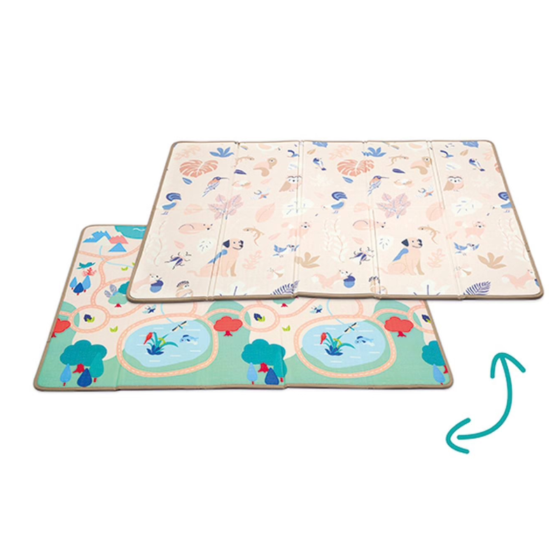 Alfombra plegable reversible