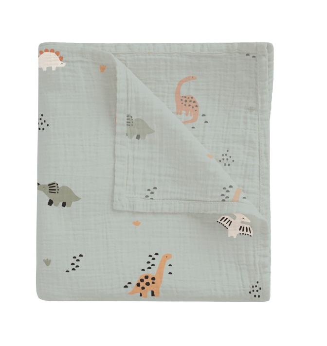 Muselina bambú 120X120  Bronto gris