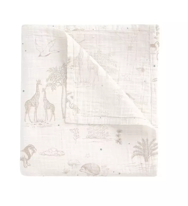 Muselina bambú 120X120 Noe