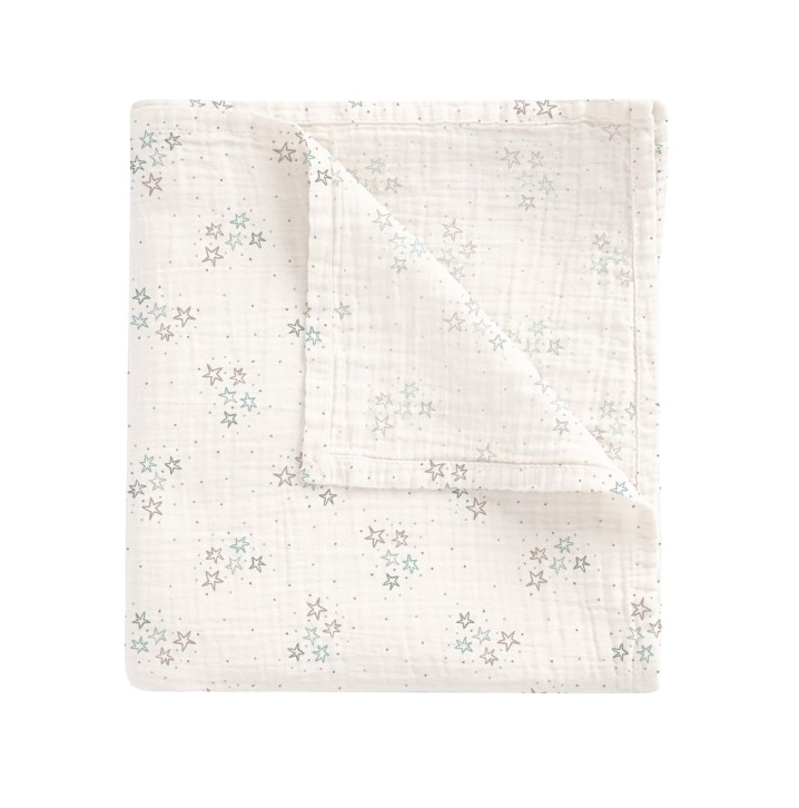 MUSELINA BAMBU 120X120 564 STARS C29 13 B/AZUL