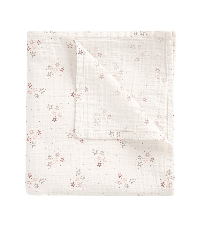 MUSELINA BAMBU 120X120 564 STARS C29 14 B/ROSA