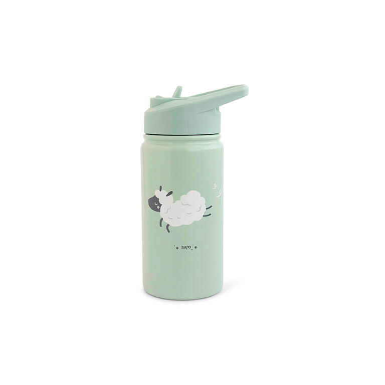 Botella térmica con pajita 350ml. Funny Farm