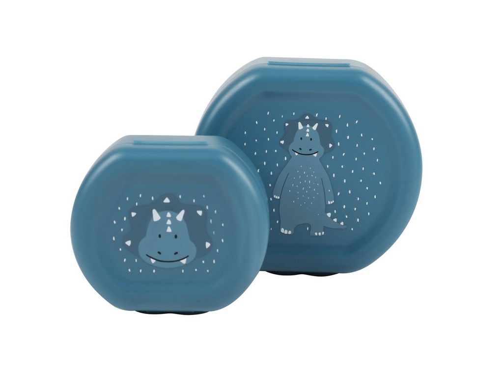 Fiambrera con clip 2 Uds. Mr. Triceratops Trixie