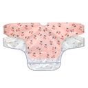 Babero manga larga 2 piezas Happy Fruits Cherry