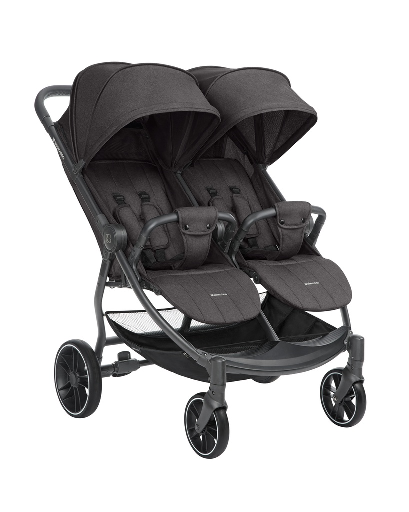 Carrito gemelar Happy 2 Gris Oscuro