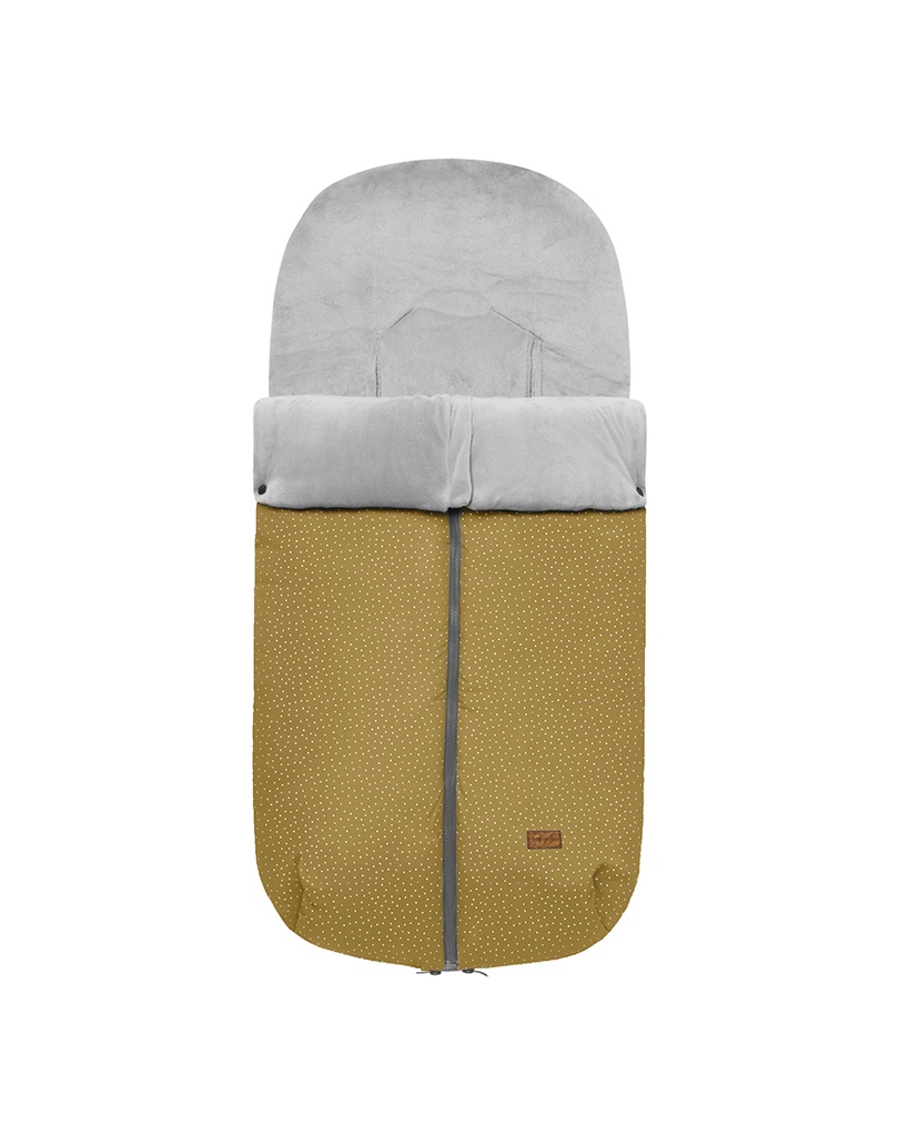 Saco silla Bergen pelo Mini Dots mostaza