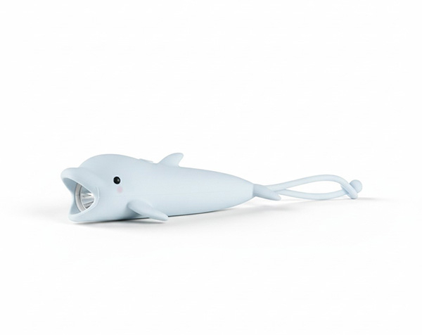 SILICONE FLASHLIGHT DOLPHIN