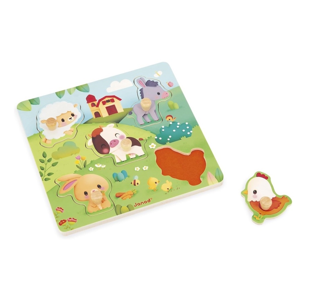 GRANJA - PUZLE TÁCTIL DE LA GRANJA