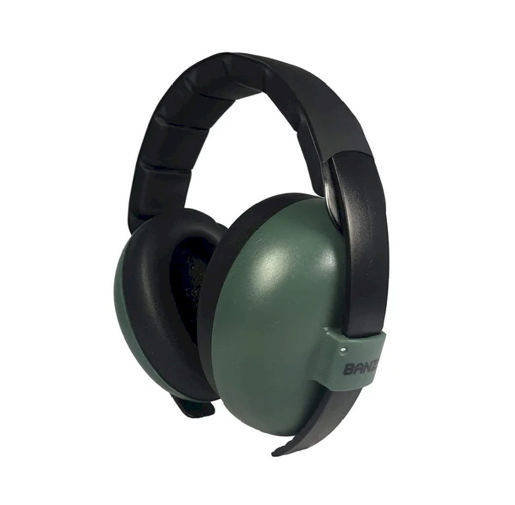CASCOS BANZ ANTI RUIDO DARK GREEN BABY