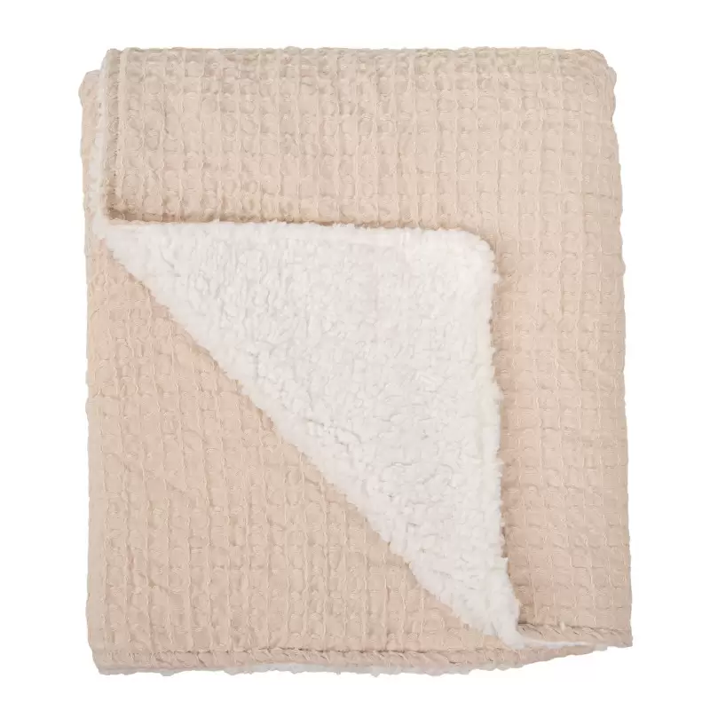 MANTA WAFFLE+CORALINA 80X110 664 000 GB GRIS BEIG