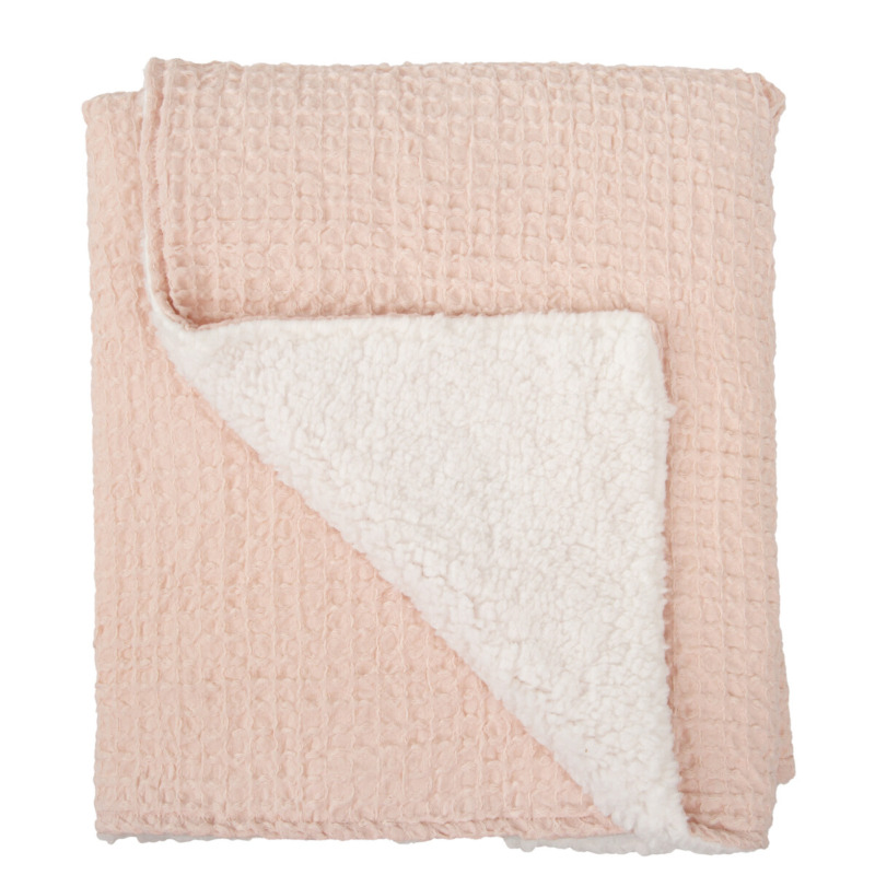 MANTA WAFFLE+CORALINA 80X110 664 000 RE ROSA EMPOL