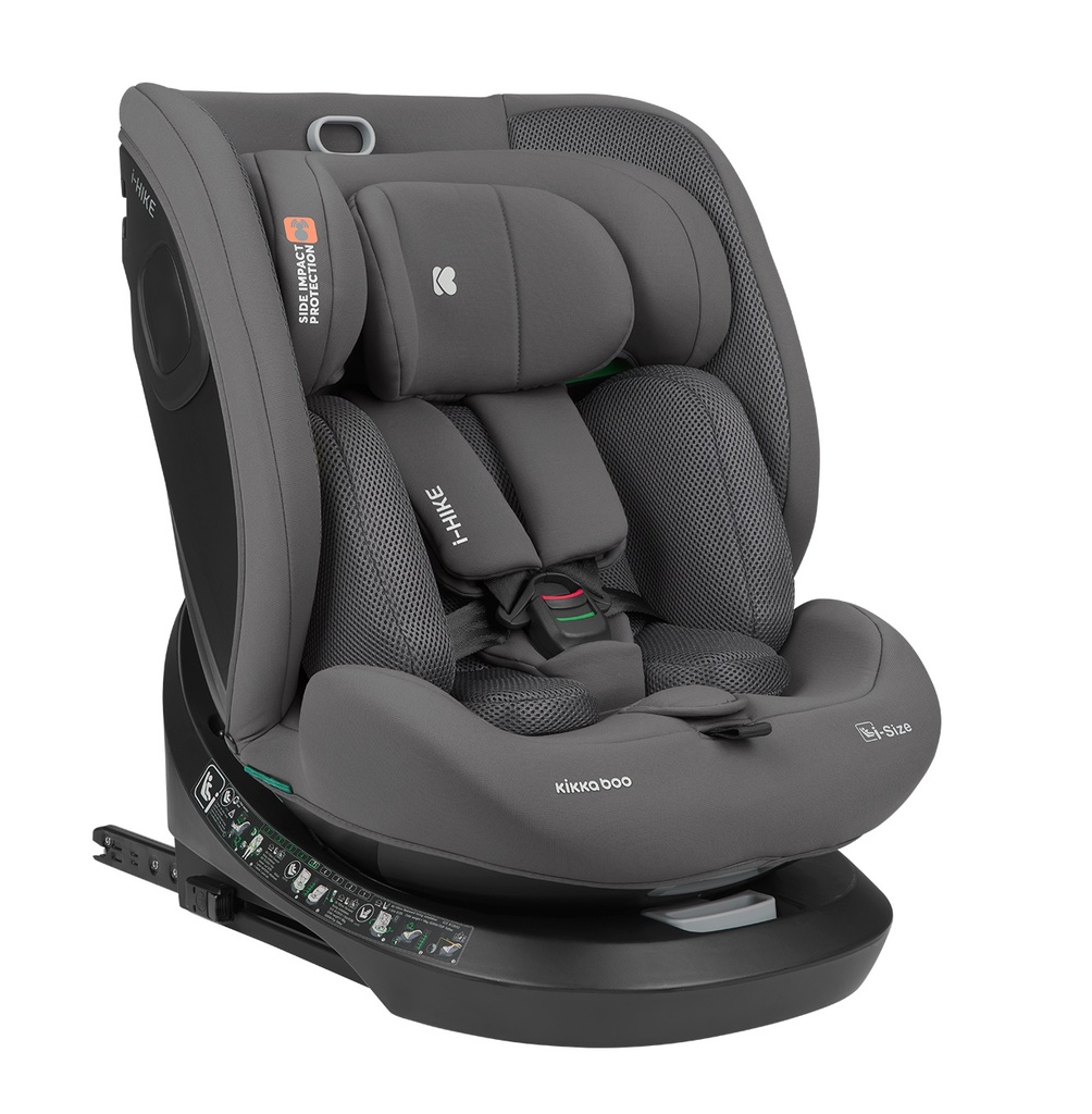 Silla de coche 40-150 cm i-Hike i-SIZE Gris Oscuro 2025