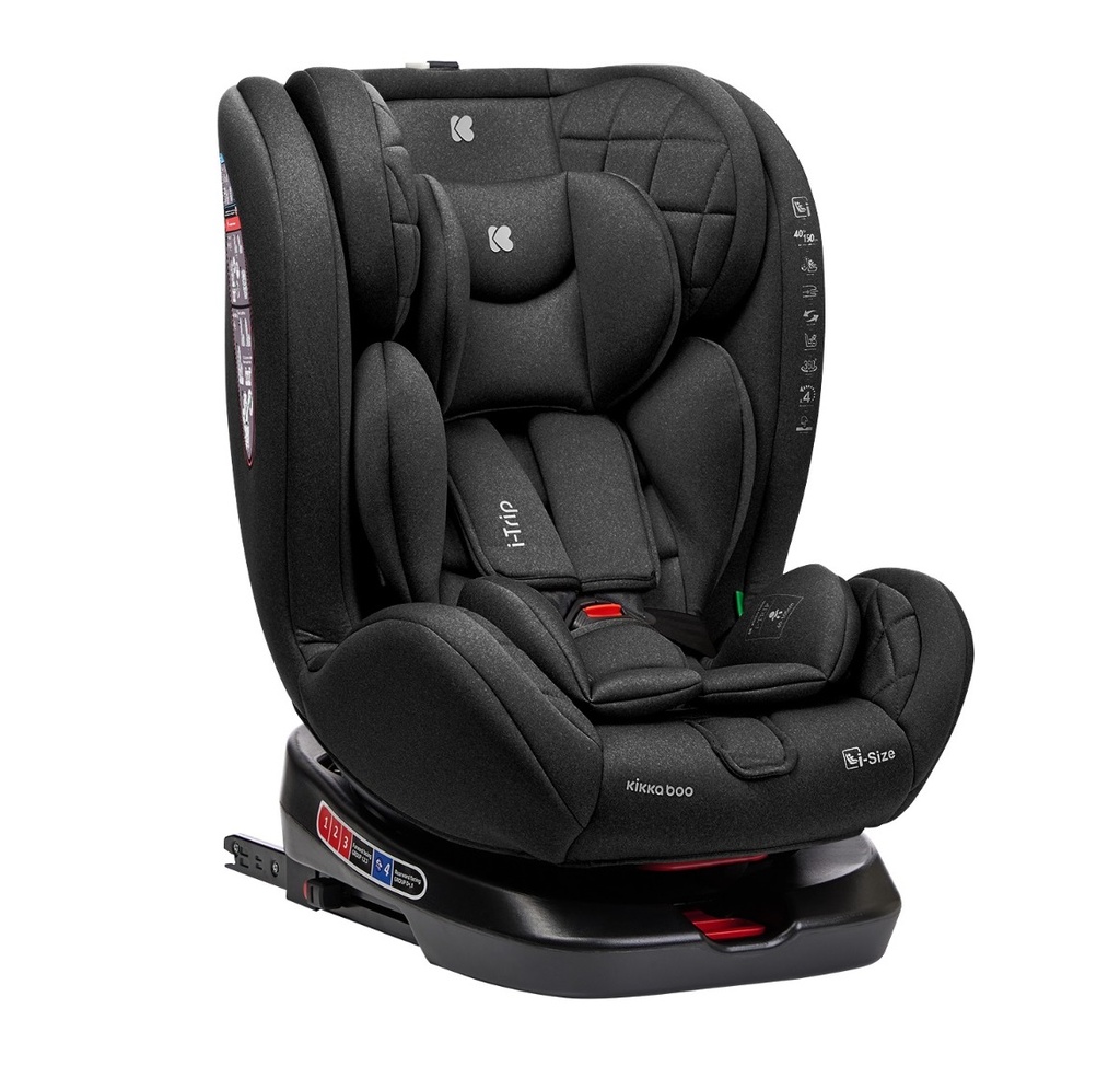Silla de coche 40-150 cm i-Trip i-SIZE Negro