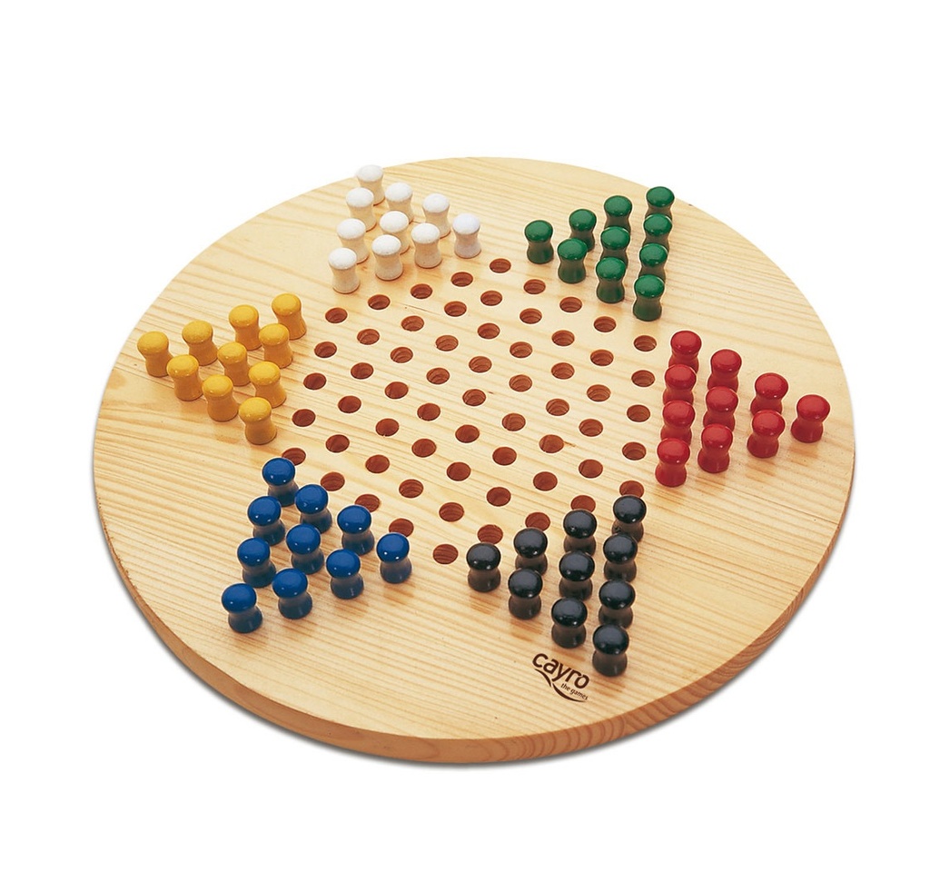 Damas chinas de madera