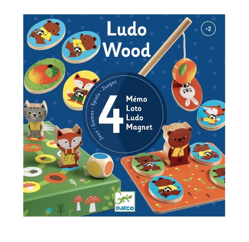 Juego educativo Ludo Wood