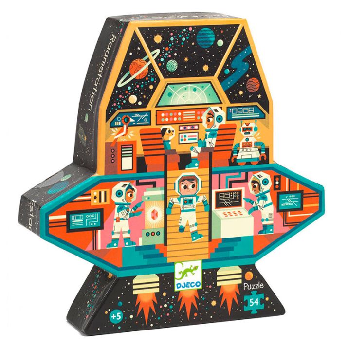 Puzzle Silueta Estación espacial