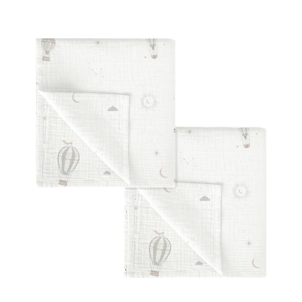 Set 2 Gasitas 60X60 Blue Sky