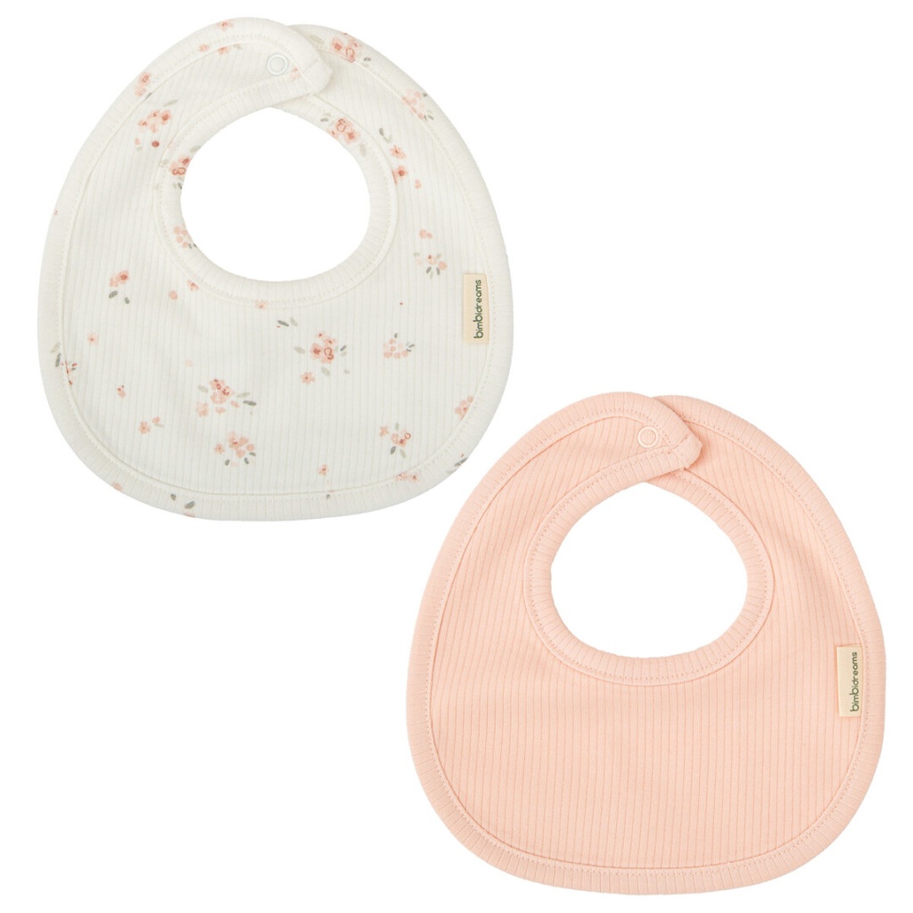 Set 2 baberos 19x19 Monet rosa