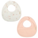 Set 2 baberos 19x19 Monet rosa