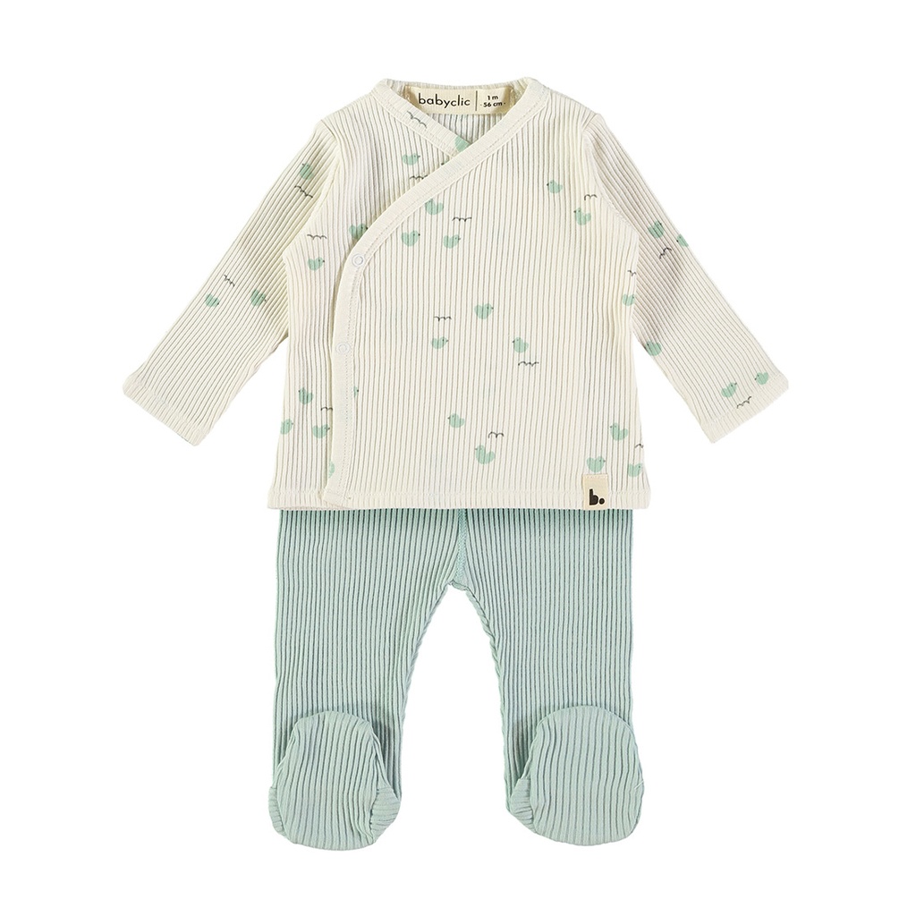 Jubón y polaina LOVELY DUCKS GREEN