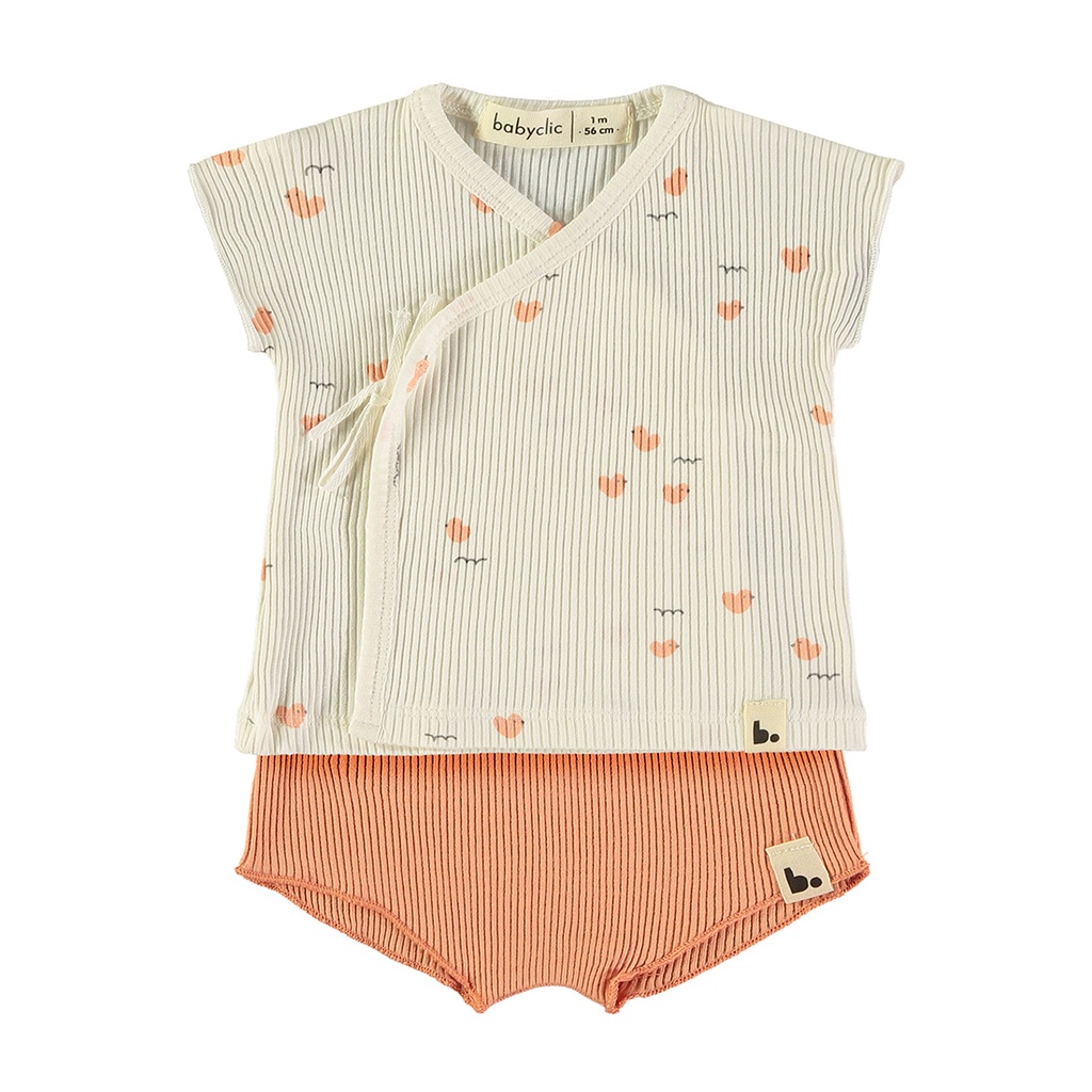 Top + culotte - LOVELY DUCKS APRICOT