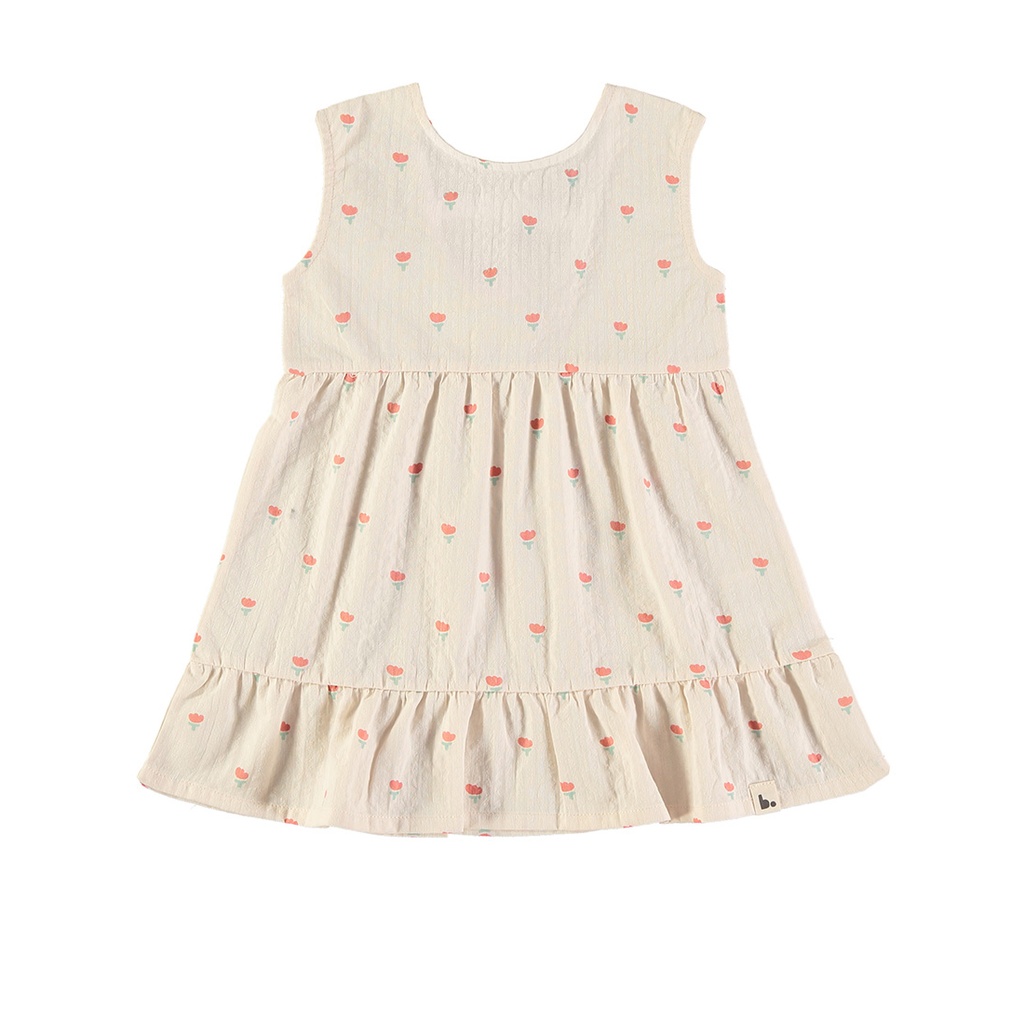 Vestido- NINA POPPIES ECRU