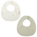 Set 2 baberos 19x19 Chicks verde